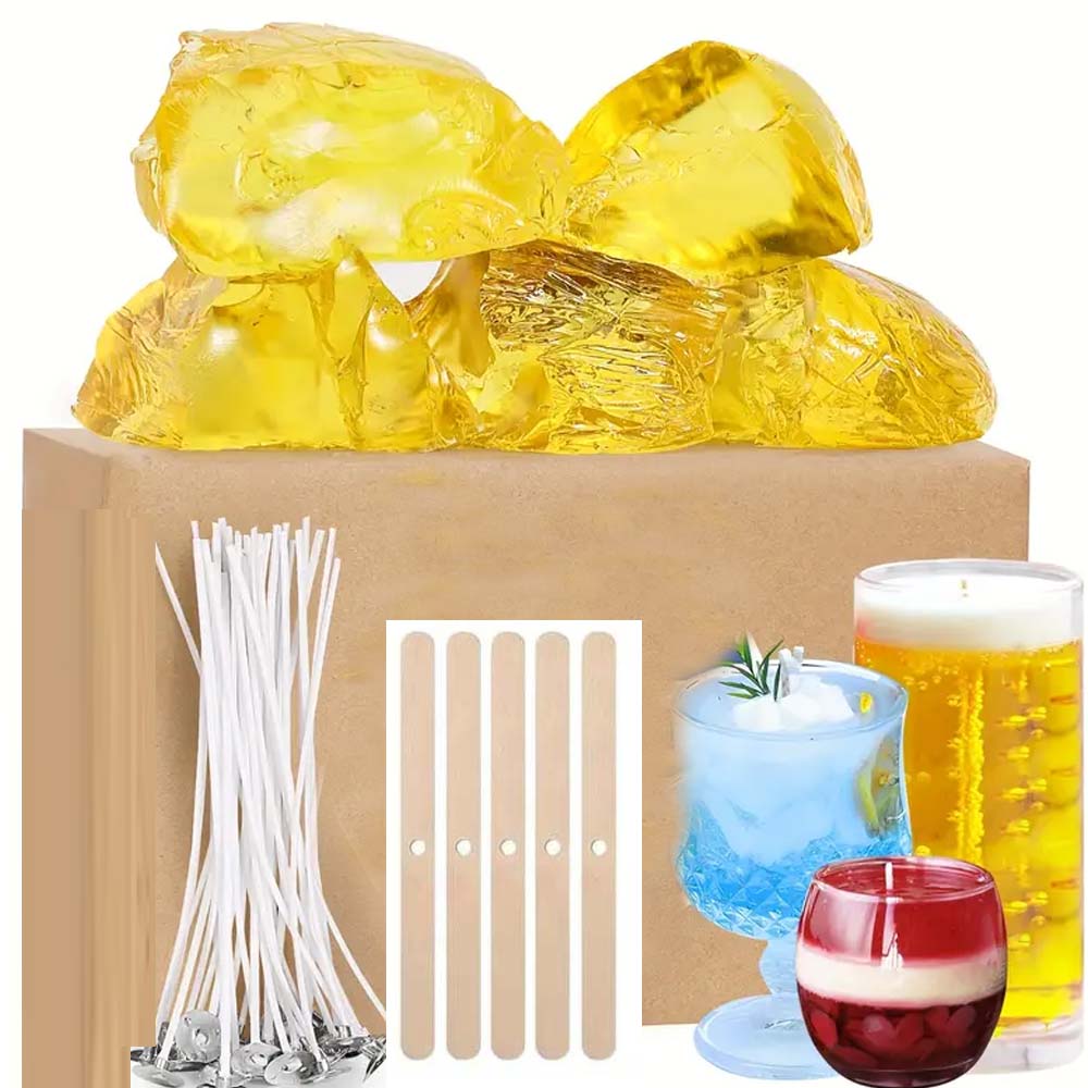 Candle Making Kits - 200g Yellow Clear Gel Jelly Wax
