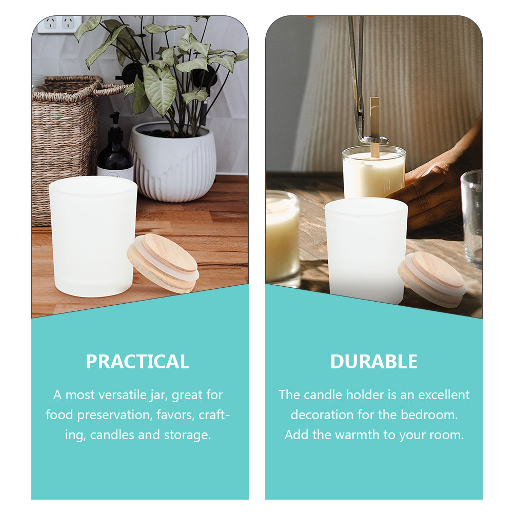 Thick Glass Making Jar with Ru - Candle Making Jars With Lids review and price