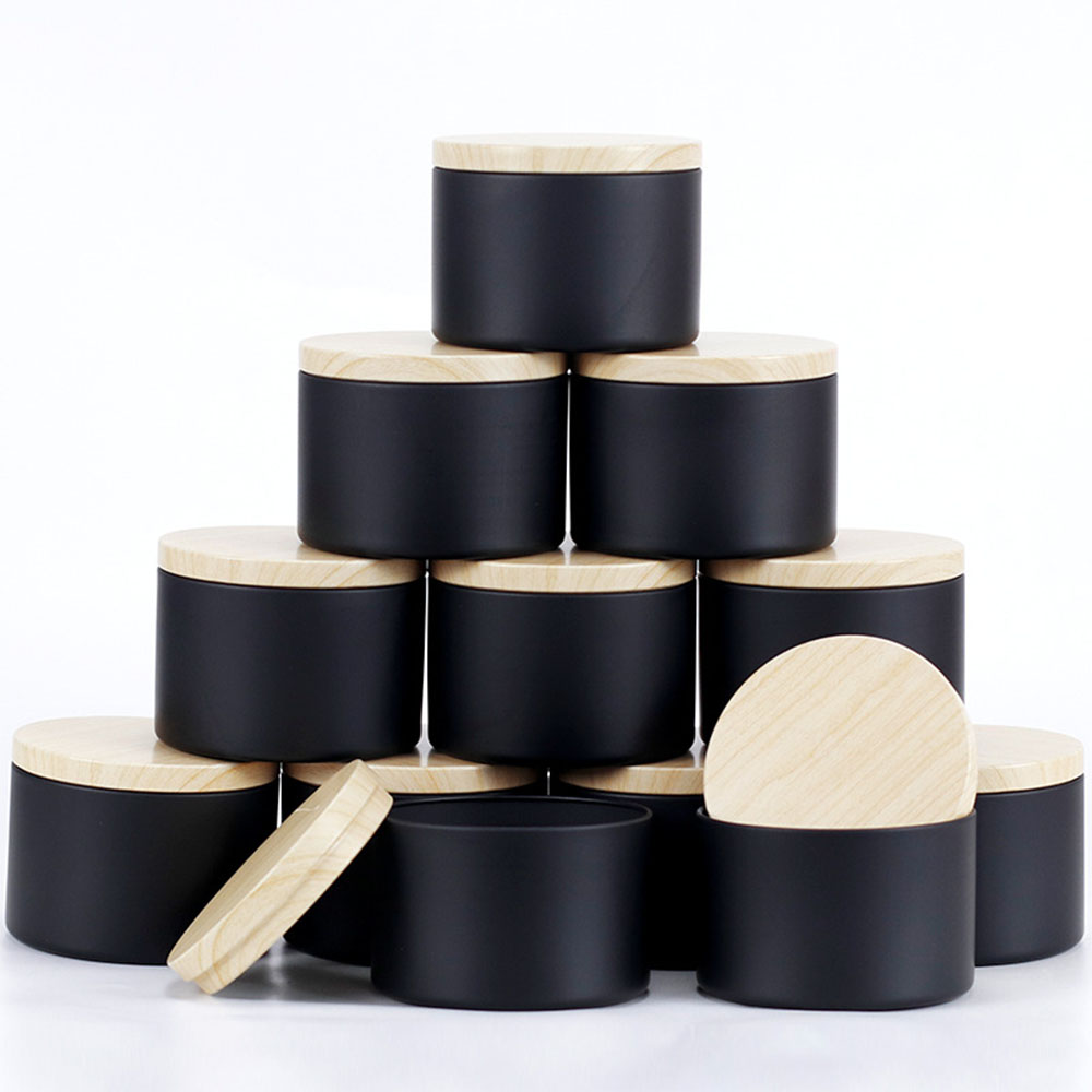 24pcs 4oz Black Candle Jars ,R - Candle Making Jars With Lids review and price