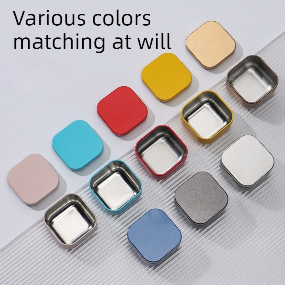 20PCS Empty Square Candle Jars - Tin Container Lid review and price