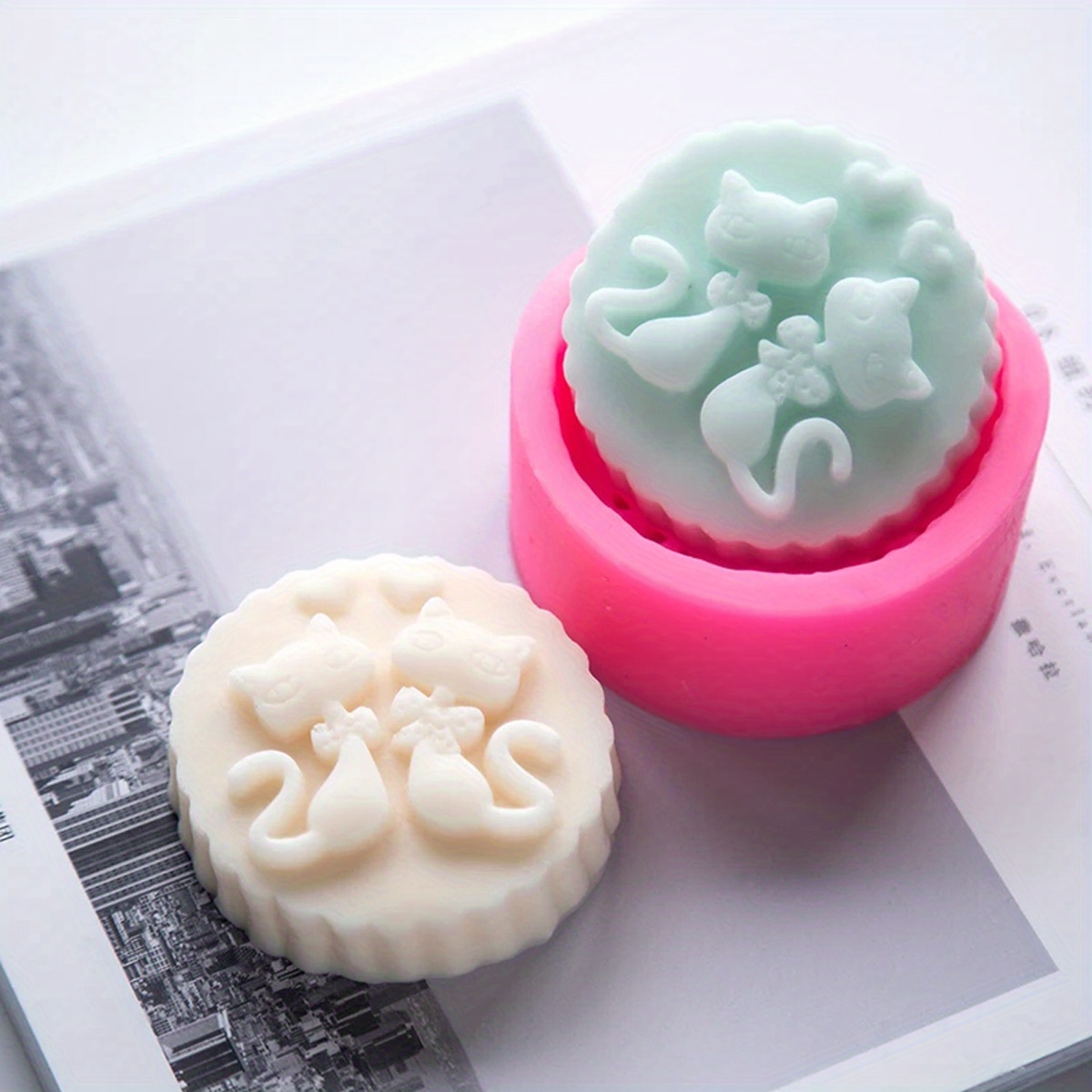 1-Piece Silicone Cat Soap Mold - Candle Making Tutorial review and price