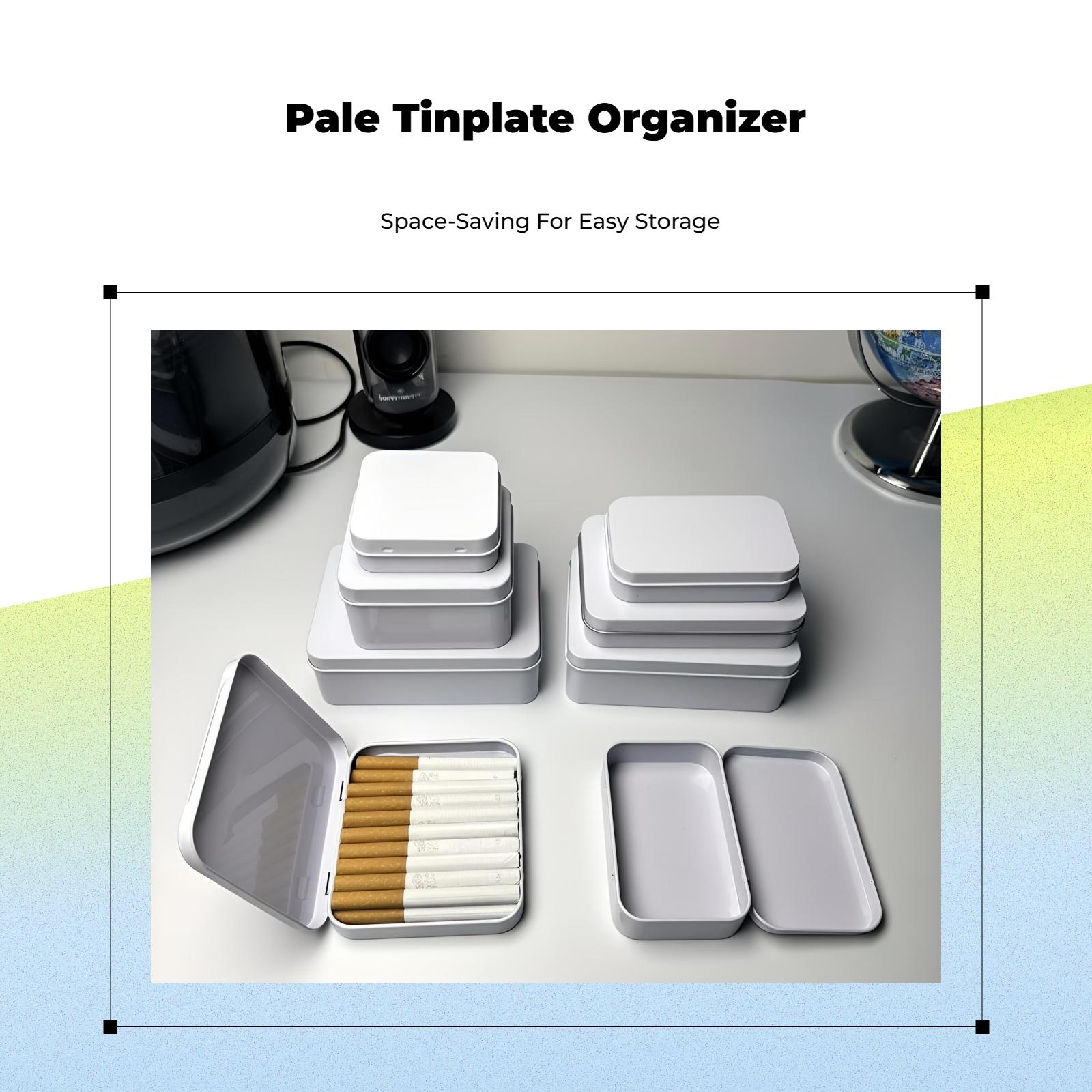 Cream Tin Metal Storage Box Se - Tin Container Lid review and price