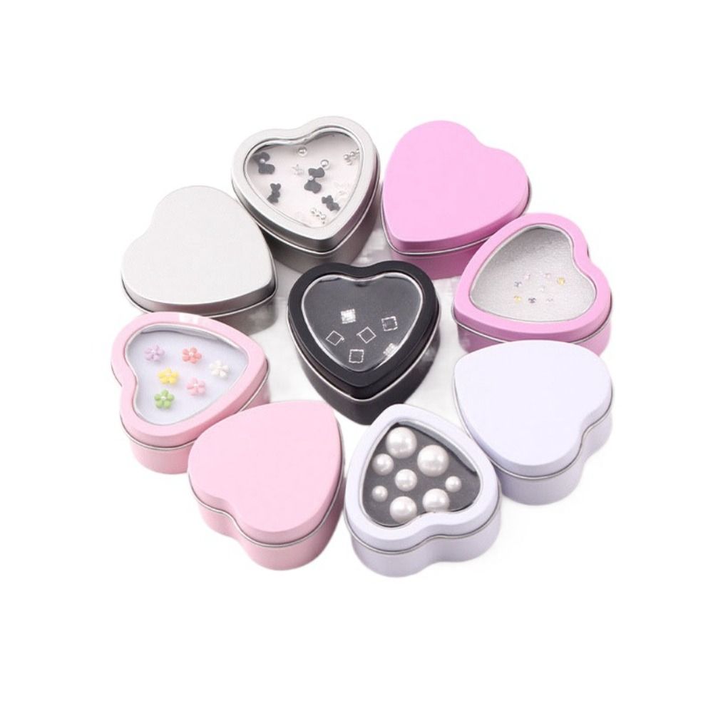 Creative Tinplate Heart Shape  - Candle Making Jars With Lids review and price