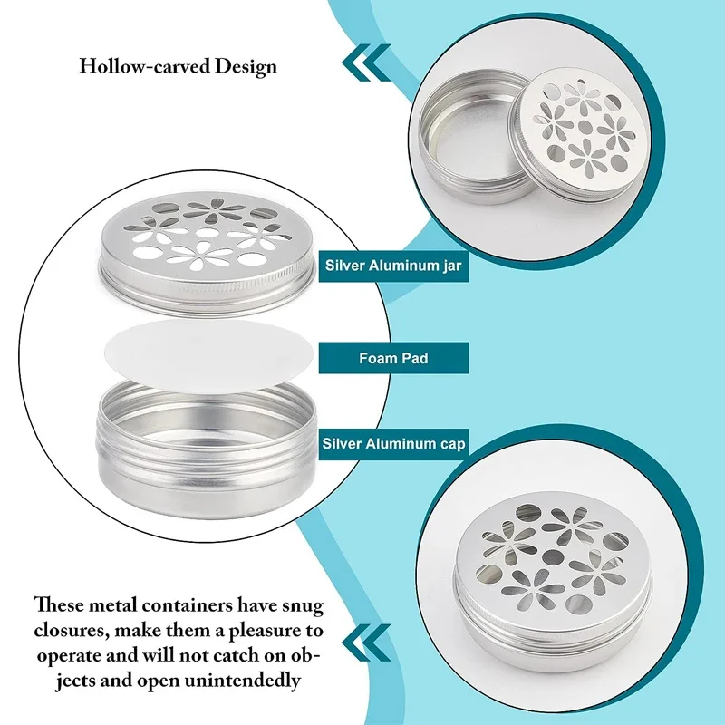10Pcs Empty 5g-60g Round Alumi - Candle Making Jug review and price