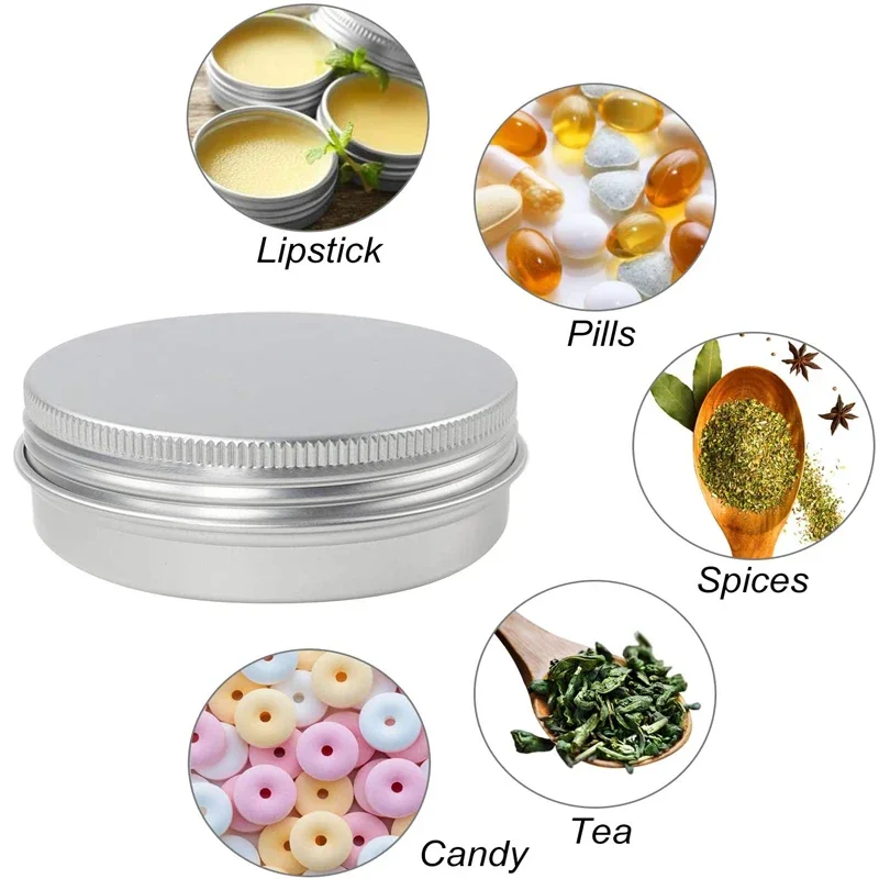 10Pcs Empty 5g-60g Round Alumi - Candle Making Jug review and price