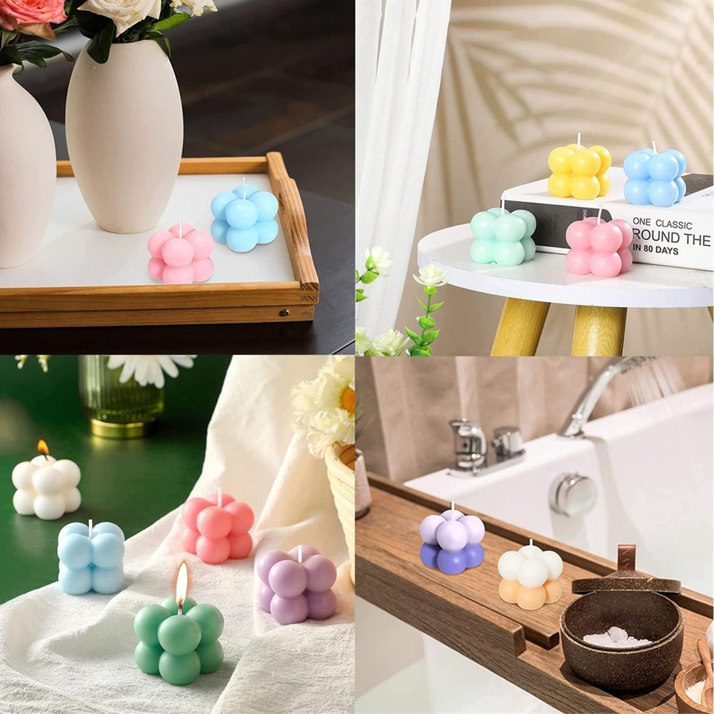 3D Bubble Cube Silicone Candle - Candle Making Kits review and price